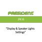 Display & Speaker Ligts Settings