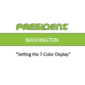Washington: Setting the 7-Color Display