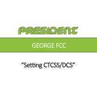 Setting CTCSS/DCS