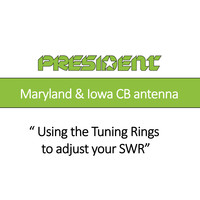 Using the Tuning Rings to adjust your SWR.