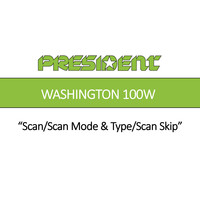 Washington 100W: Scan / Scan mode & Type/Scan Skip