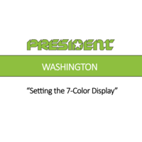 Washington: Setting the 7-Color Display