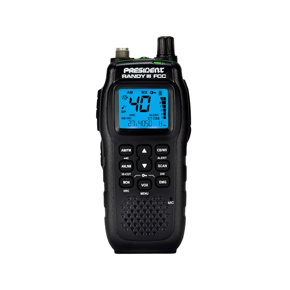 RANDY III FCC- AM/FM-transceivers - CB-Radios - Group President ...
