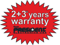 2+3 years warranty